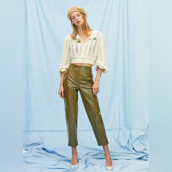 LE FOU WILFRED‎ by ARITZIA NWOT Funk Pant in Avocado Green - Picture 2 of 16